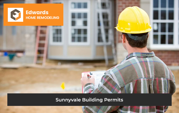 Man noting details for building permits in front of an under-construction house