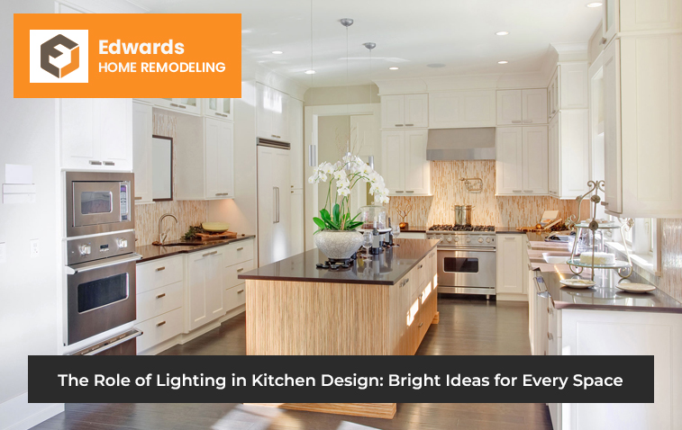 Kitchen with recessed lighting and under-cabinet lights enhancing work surfaces.